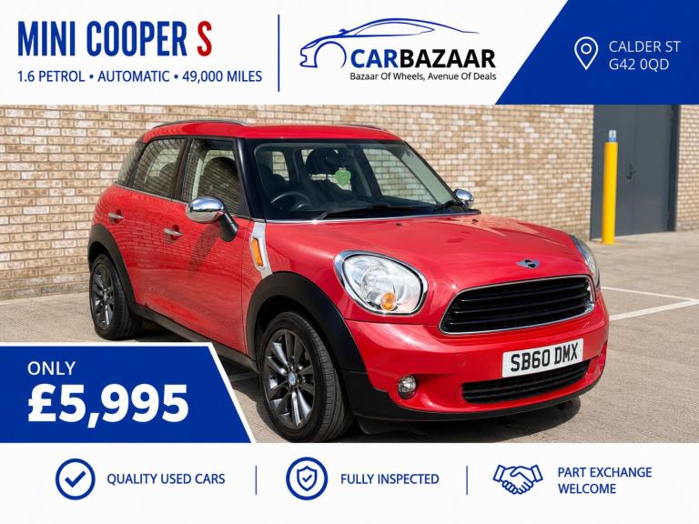 2010 MINI Countryman 1.6 One 5dr Auto HATCHBACK Petrol Automatic