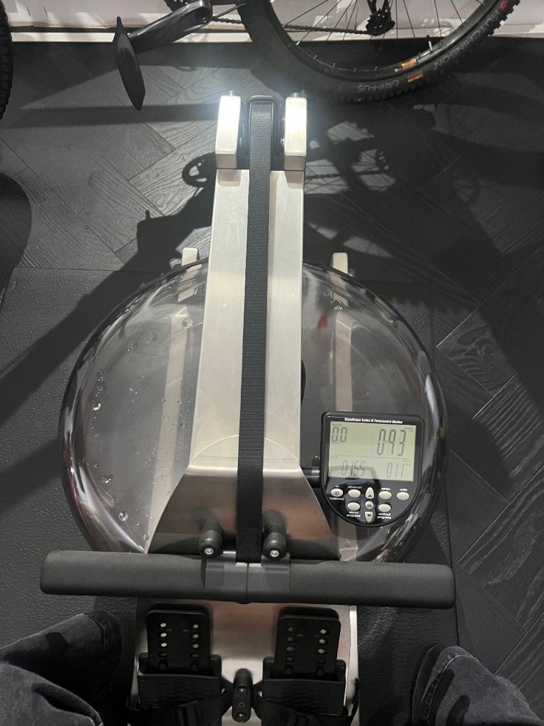 WaterRower low rise stainless steel rower