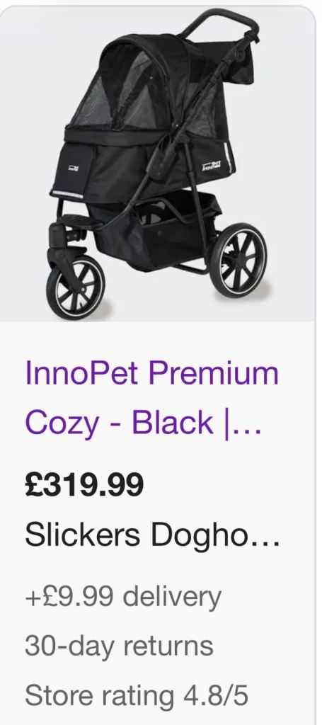 Pet stroller buggy pram inno pet cozy 