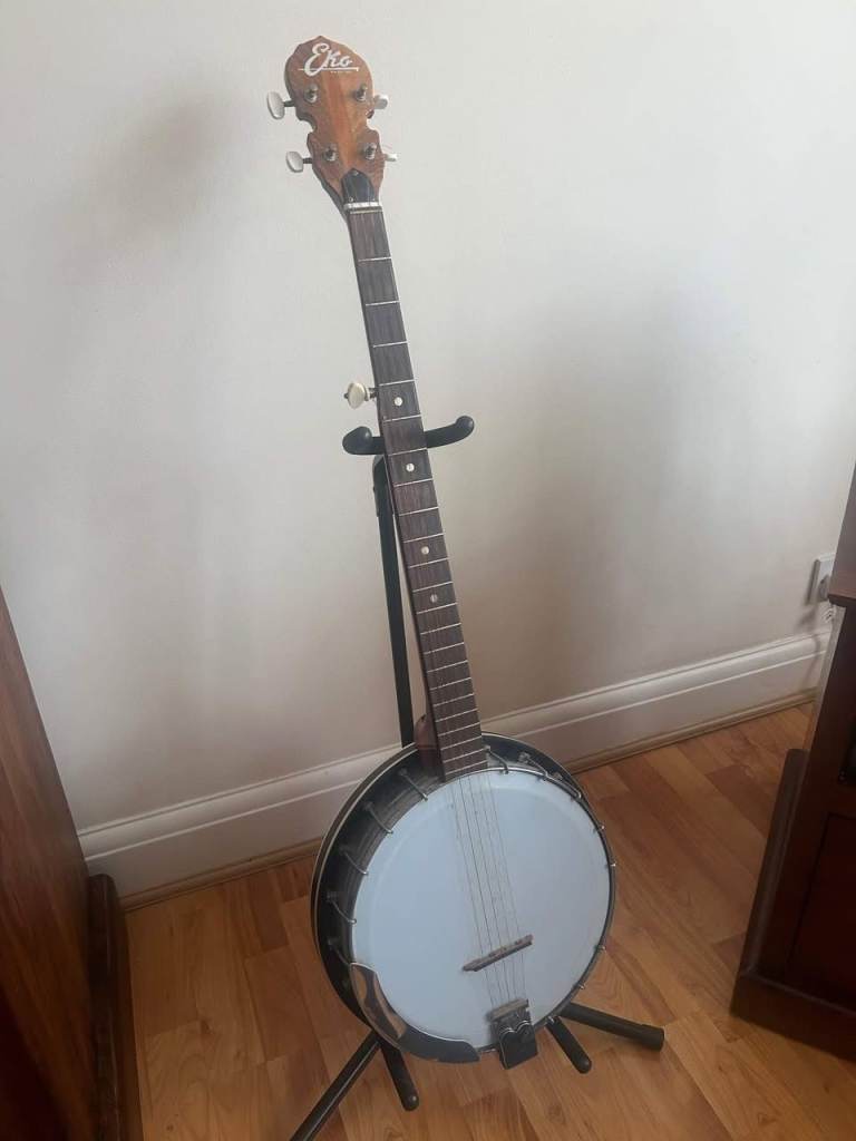 Eko five string banjo