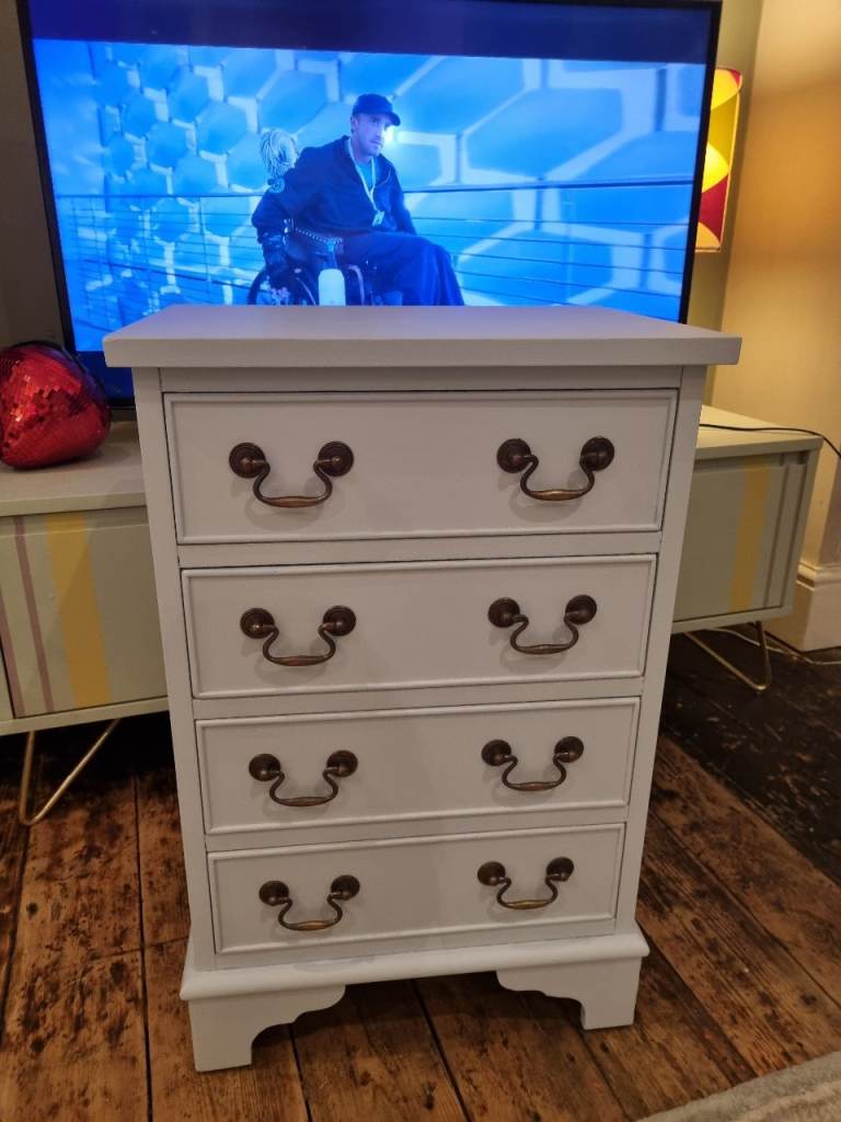 Beautiful powder blue Wooden drawers 