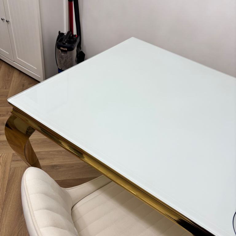  table ONLY with gold legs