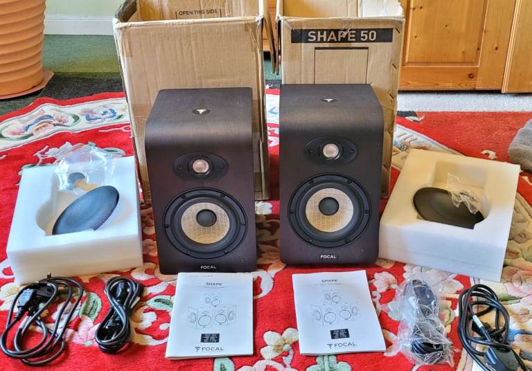 Focal Shape 50 Professional Studio Monitors (Pair) - Boxed