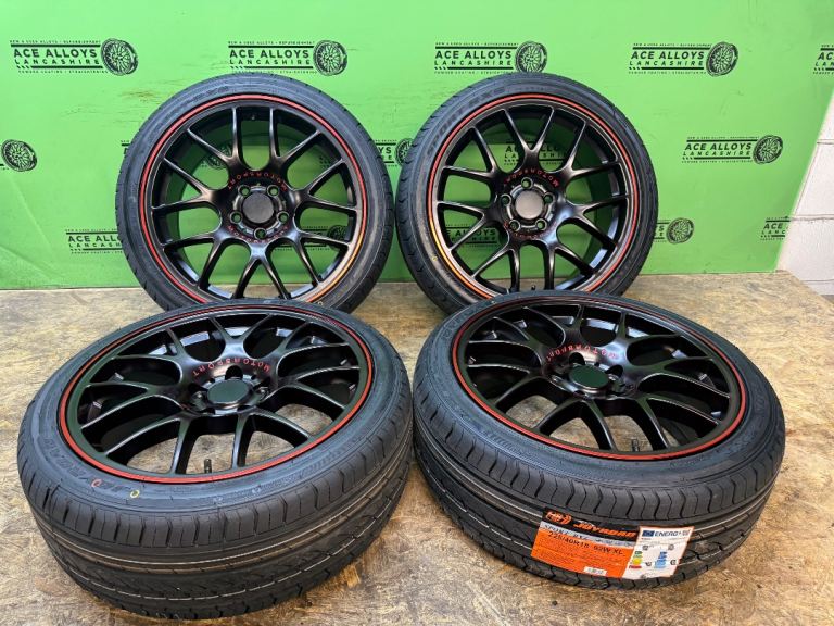 *BRAND NEW* BBS CH STYLE 18” 5x112 ALLOY WHEELS + BRAND NEW TYRES VW AUDI SEAT SKODA CADDY GOLF A3 