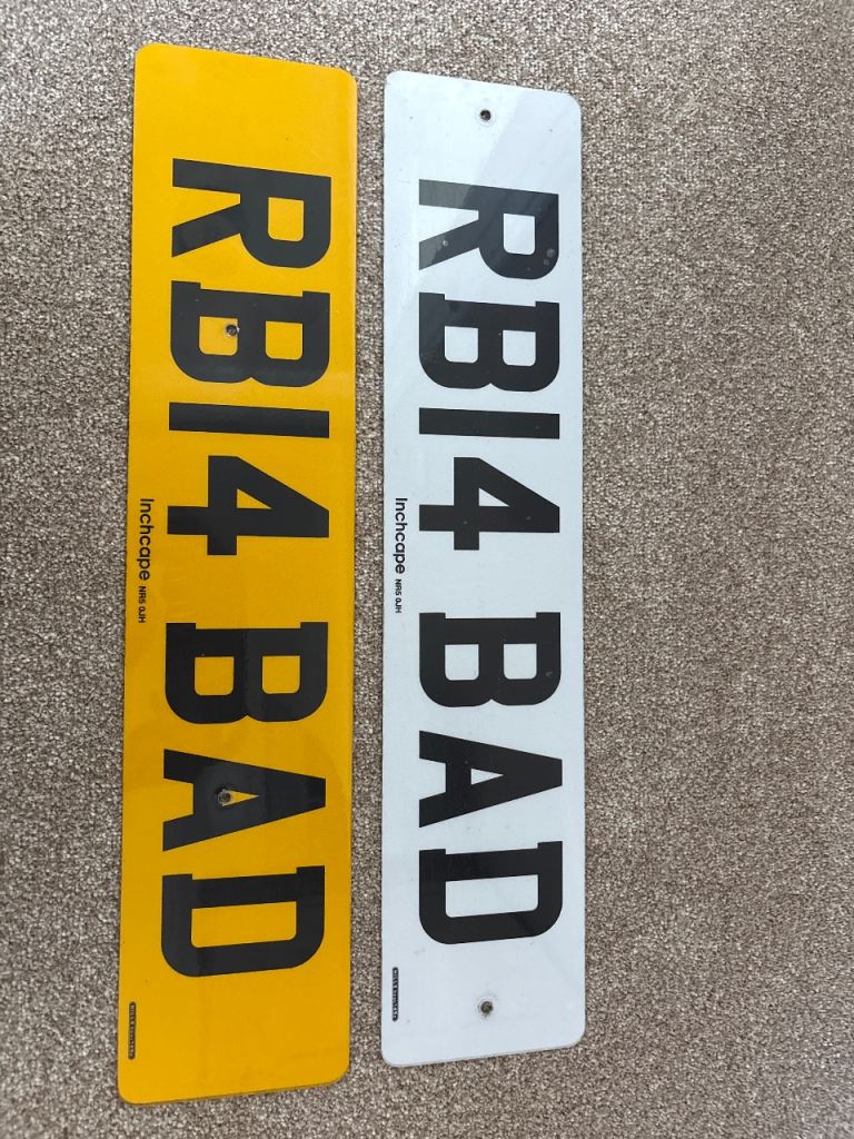 Private plates 