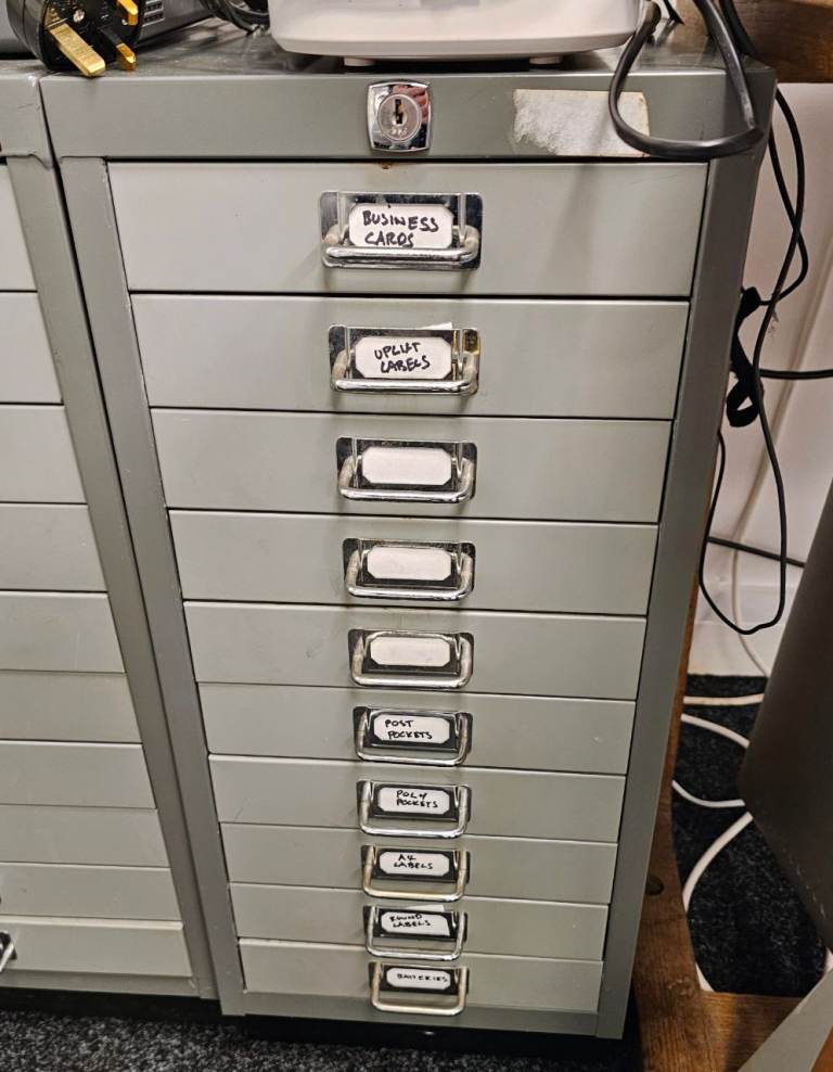 image for Bisley A4 10-drawer metal filing cabinet