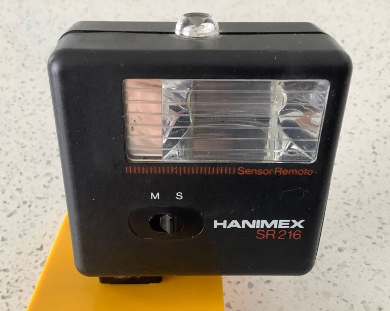 HANIMEX SR216 VERY RARE, Manual/Slave (Remote) FLASH UNIT, FULLY TESTED, BARGAIN AT ONLY 