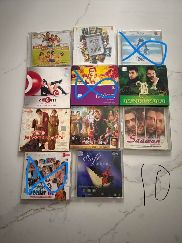 Bollywood/Indian Asian Music CDs - Hindi Songs & Soundtracks, £6 Each! ref10