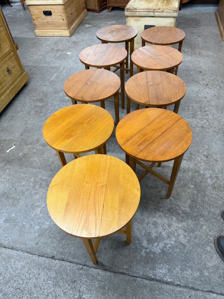 9 x Teak mid century folding side tables (£20 EACH) 