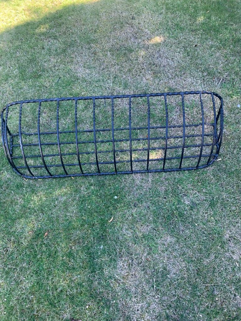 Large Black Metal Garden Planter Basket