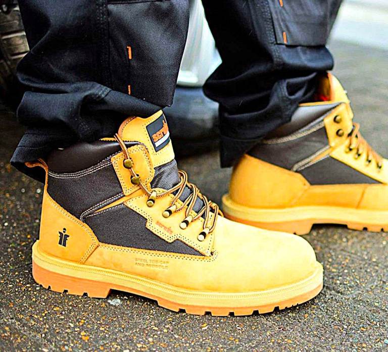 Leather Safety Boots 9UK