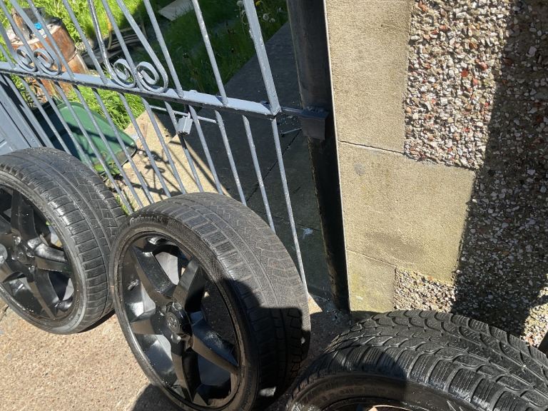 Alloys with good tyres for Tigra. Corsa and combo 4 stud