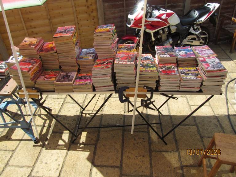 Job lot of Japanese home market motorcycle magazines