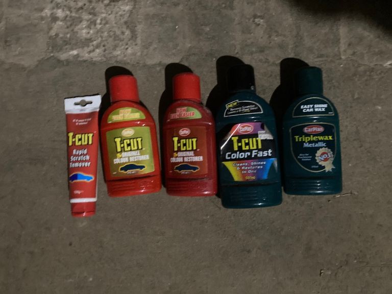 Selection of T-Cut car paint treatments