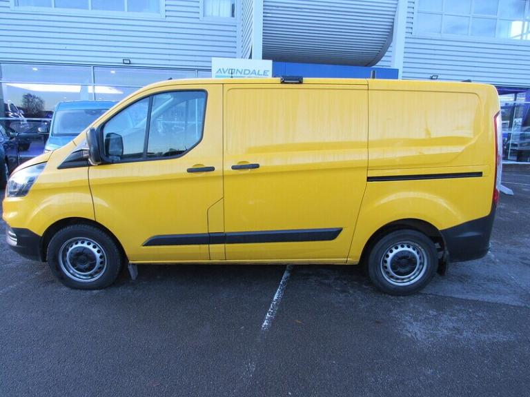 2022 Ford Transit Custom 340 EcoBlue Euro 6 Yellow Van with Tailgate ideal camper day van 2.0 5dr...