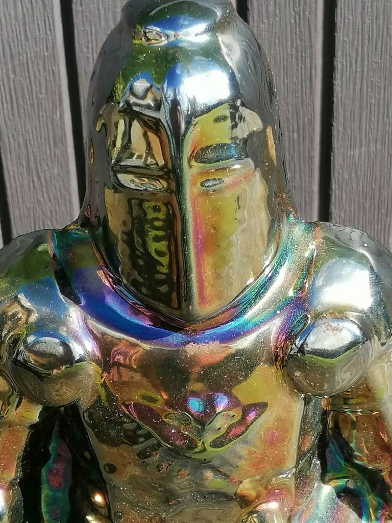 Vintage cast iron knight 