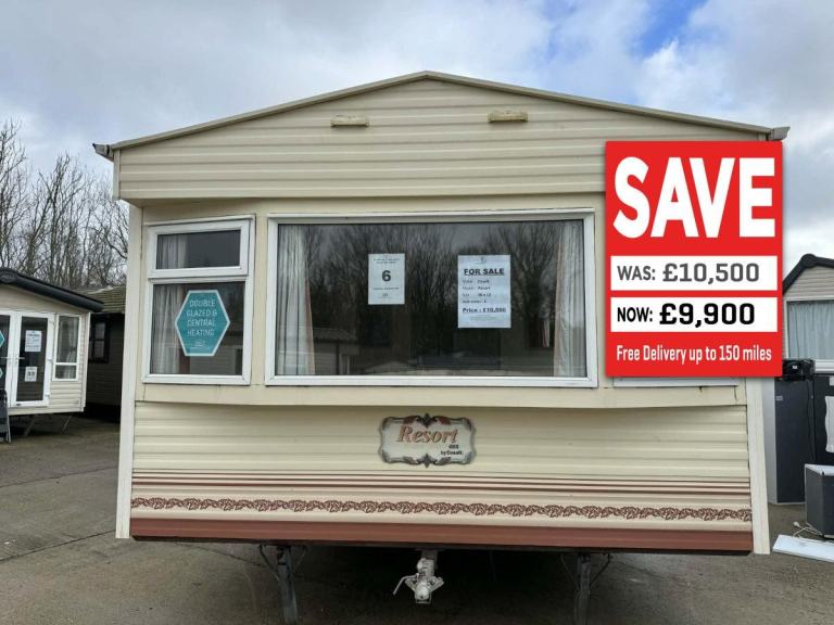 2 Bed Static Caravan - DG, CH, New Carpet - Offsite for Own Land / Self Build 