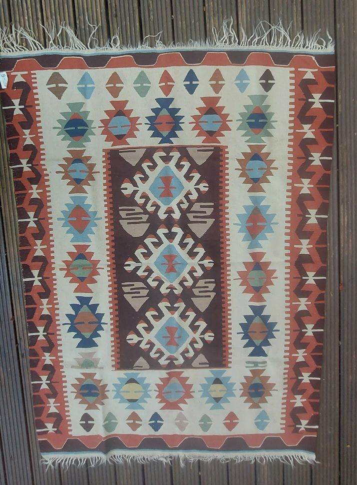 Vintage Handmade Traditional Turkish Kilim