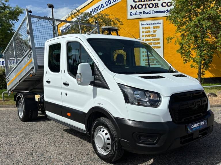 2019 Ford Transit 2.0 350 EcoBlue Leader Double Cab TIPPER [ CAGED REFUGE BODY ] RWD L3 Euro  Tip...