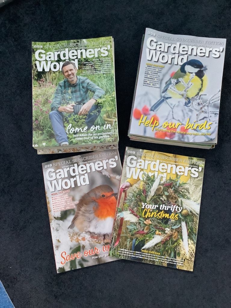 26x Gardeners World magazines