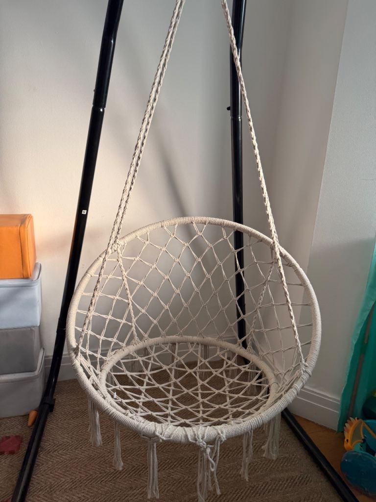 Swing crochete style boho adjustable up to 110kg 