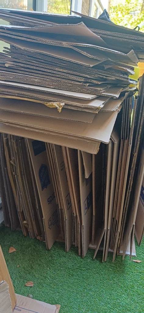 Large Stack of Cardboard Boxes - Moving/Storage