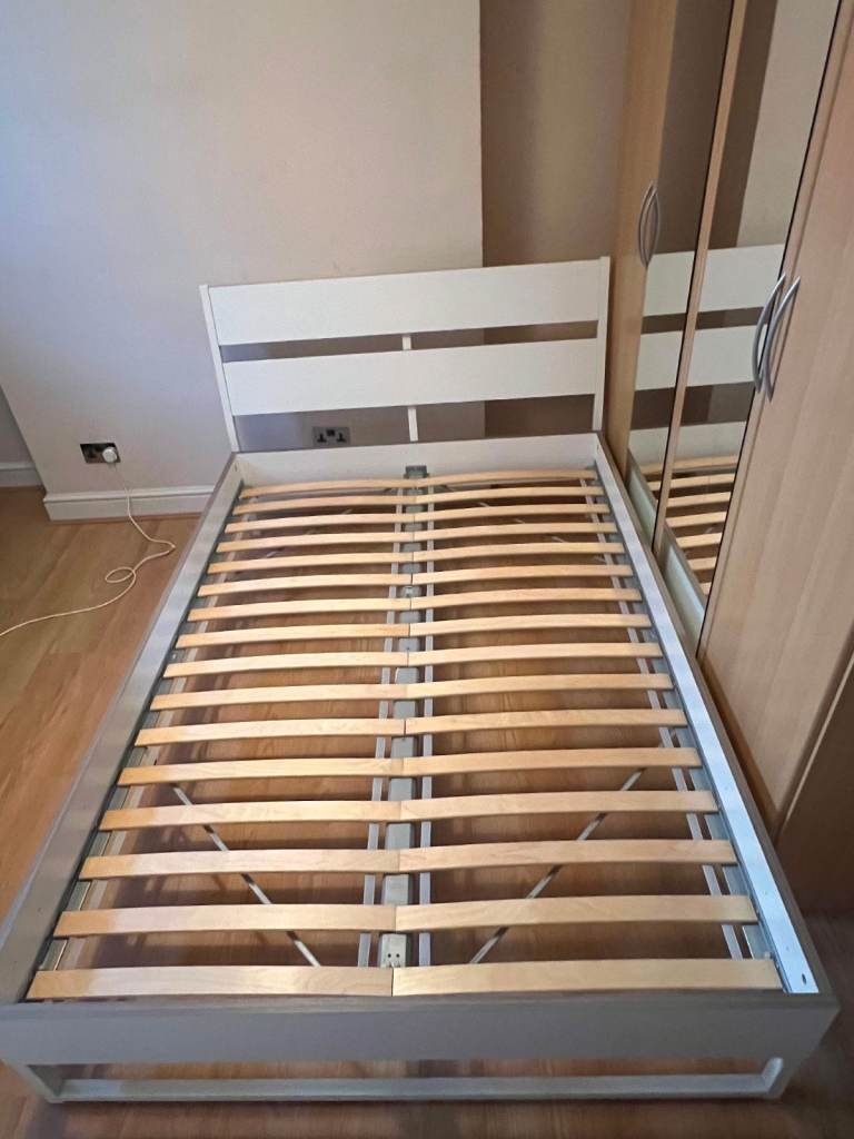 IKEA Brimnes Double Bed Frame - White
