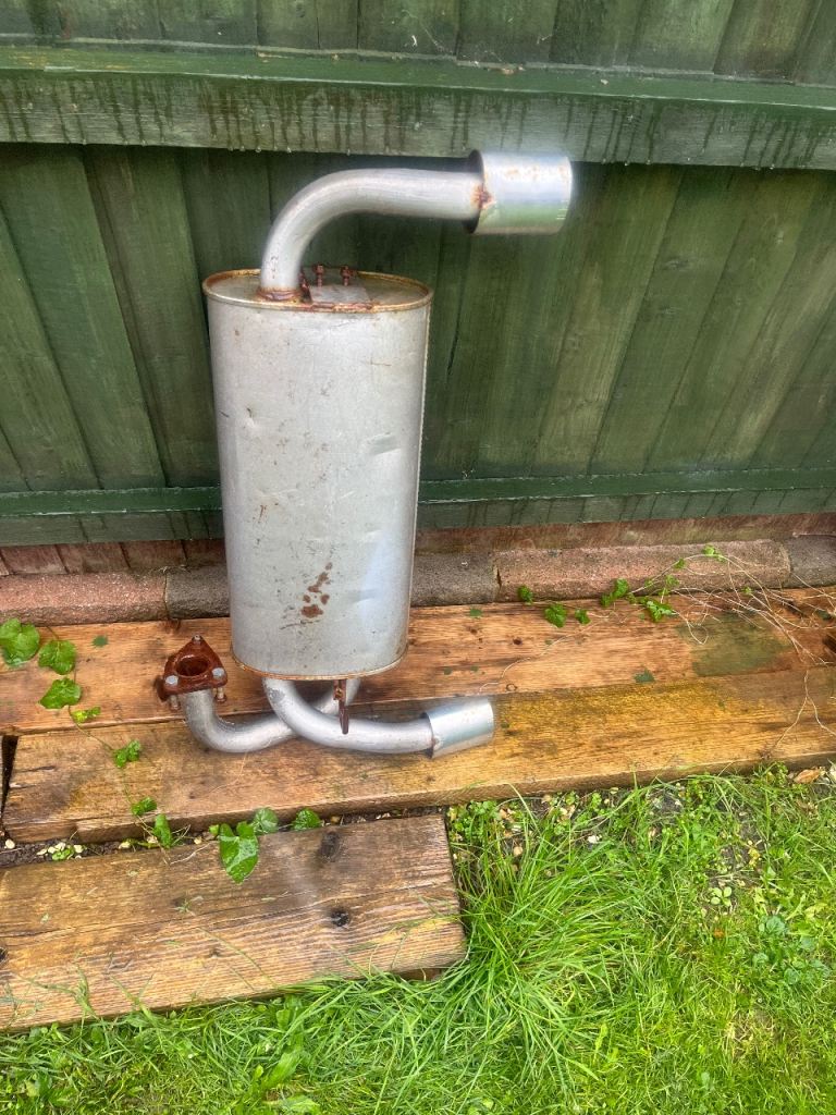 MGF rear silencer
