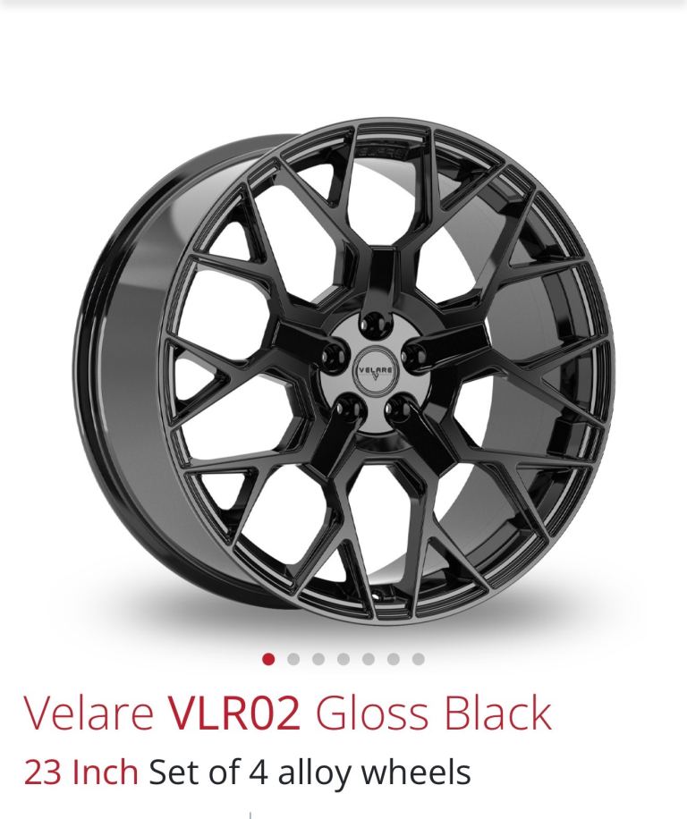 23” Velare Genuine Alloys Fit BMW X5 X7 AUDI Q7 SQ7 Q8 RSQ8 VW Touareg 