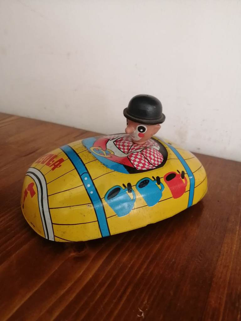 Vintage west Germany 1950s wind up car