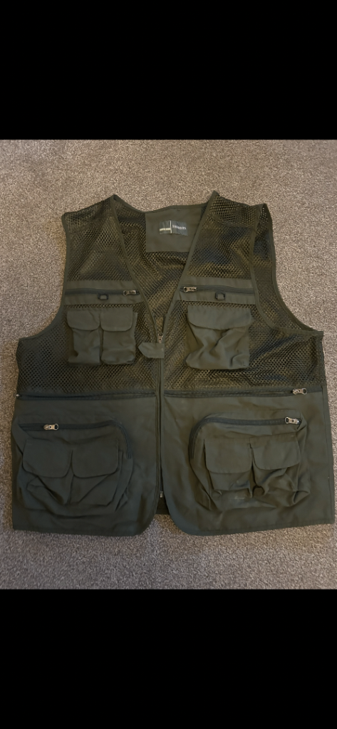 New fishing waist coat £15
