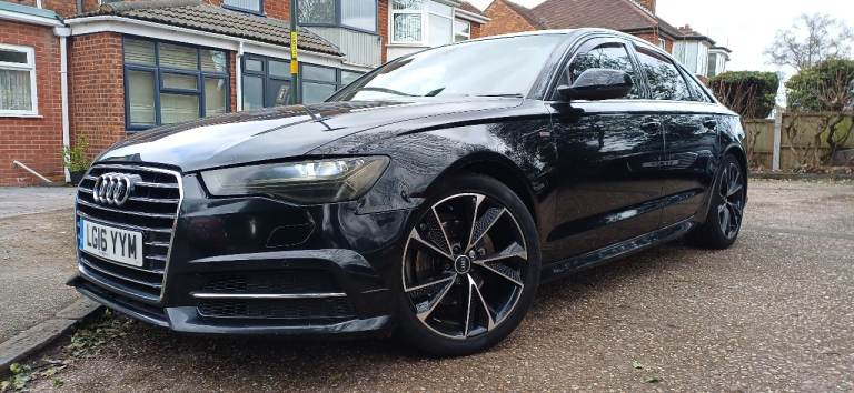 AUDI A6 S LINE 2.0 TDI AUTO FSH NAV PDC LEATHERS DAB BLUETOOTH DAB HEATED SEATS CRUISE £20 TAX