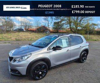 PEUGEOT 2008 1.5 BlueHDi GT Line 2019,Sat Nav,Bluetooth,Air Con,Cruise,DAB,67mpg,Ulez Compliant