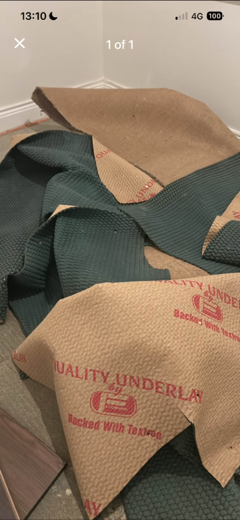 Free carpet underlay 