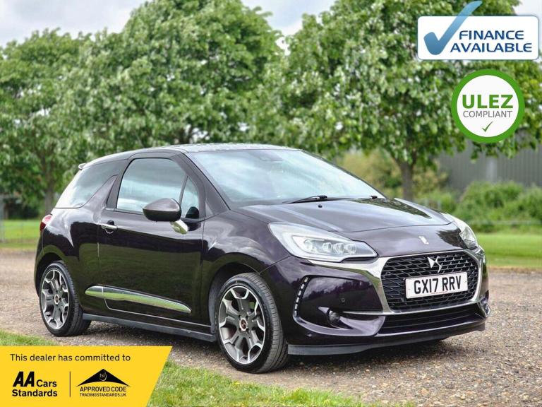2017 DS Automobiles DS 3 1.2 PureTech Ultra Prestige EAT6 Euro 6 (s/s) 3dr HATCHBACK Petrol Autom...