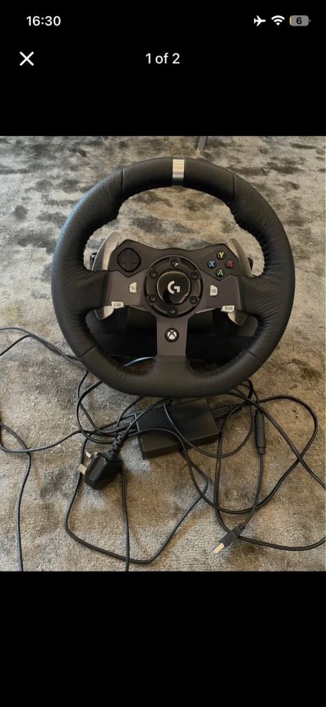 Logitech Driving Force Gaming Steering Wheel And Pedals 