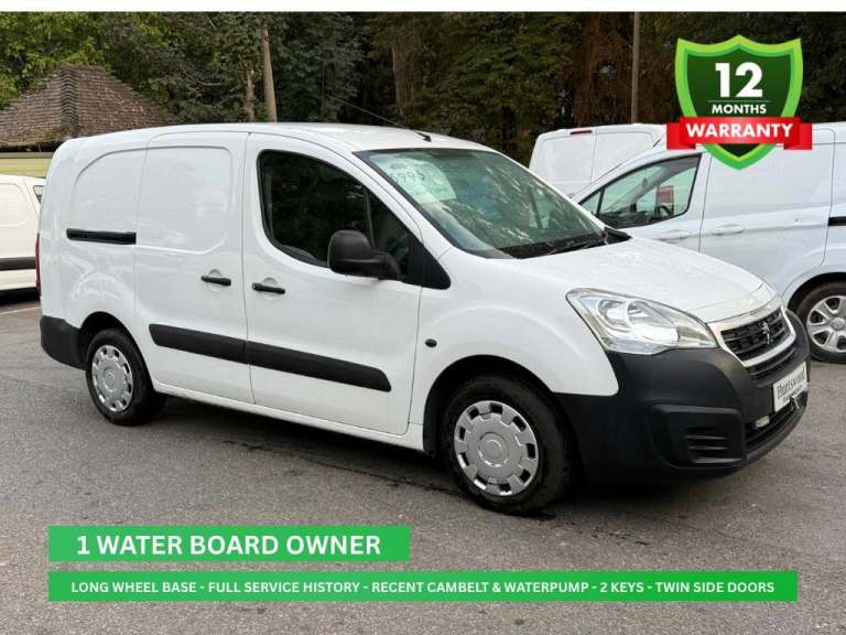2018 Peugeot Partner 750 S 1.6 BlueHDi 100 Van [non Start Stop] PANEL VAN DIESEL Manual