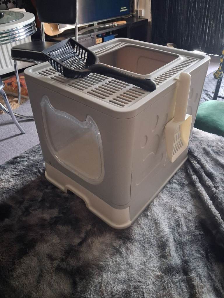 Foldaway litter box