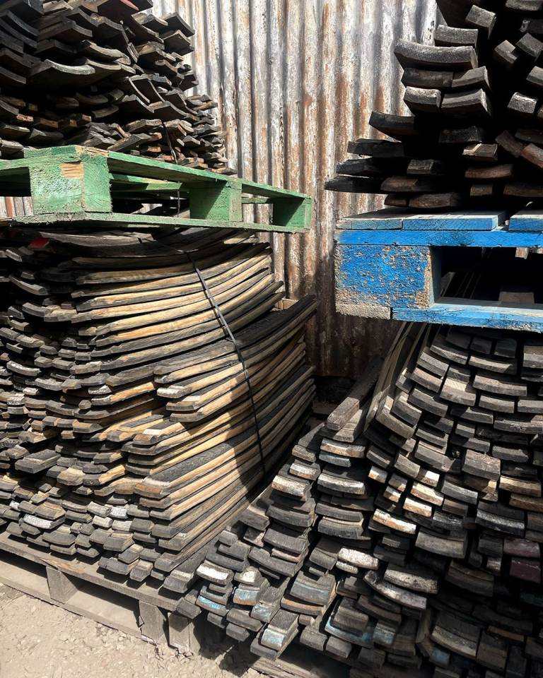 Bale of x100 whisky barrel staves - REDUCED