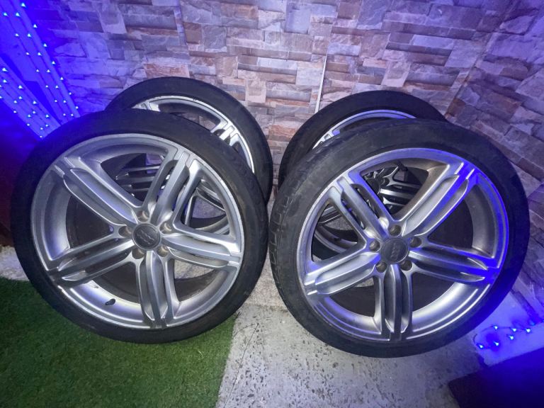 Alloys with tyres 