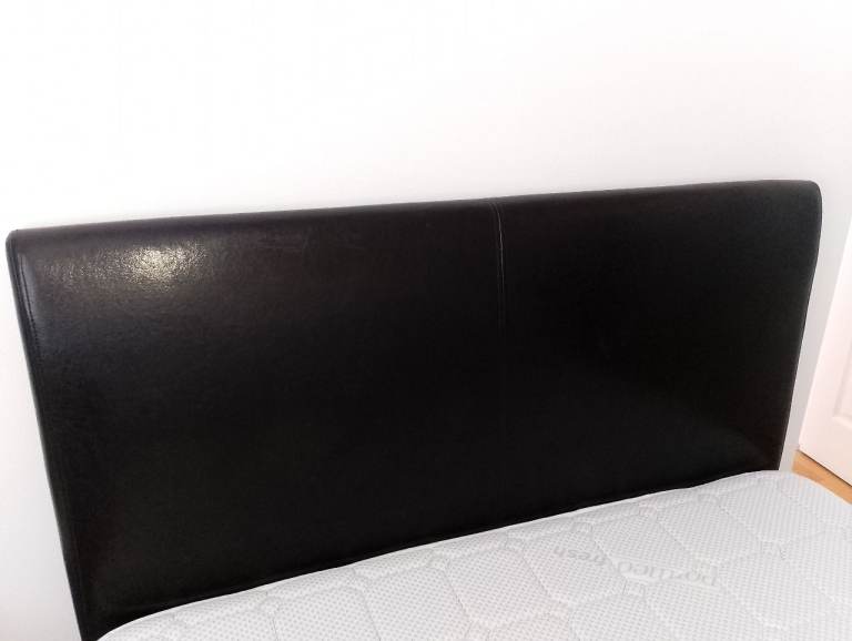 Feux leather double headboard 