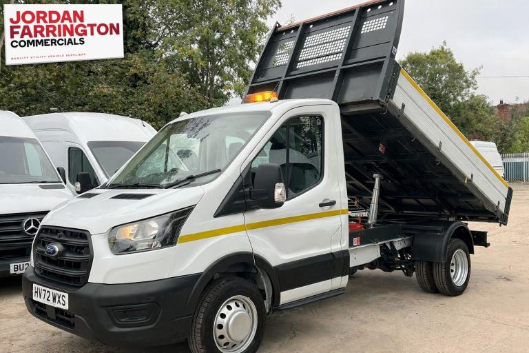 2022 72 reg FORD TRANSIT 350 EURO 6 ALLOY BODY RWD DRW SINGLE CAB TIPPER
