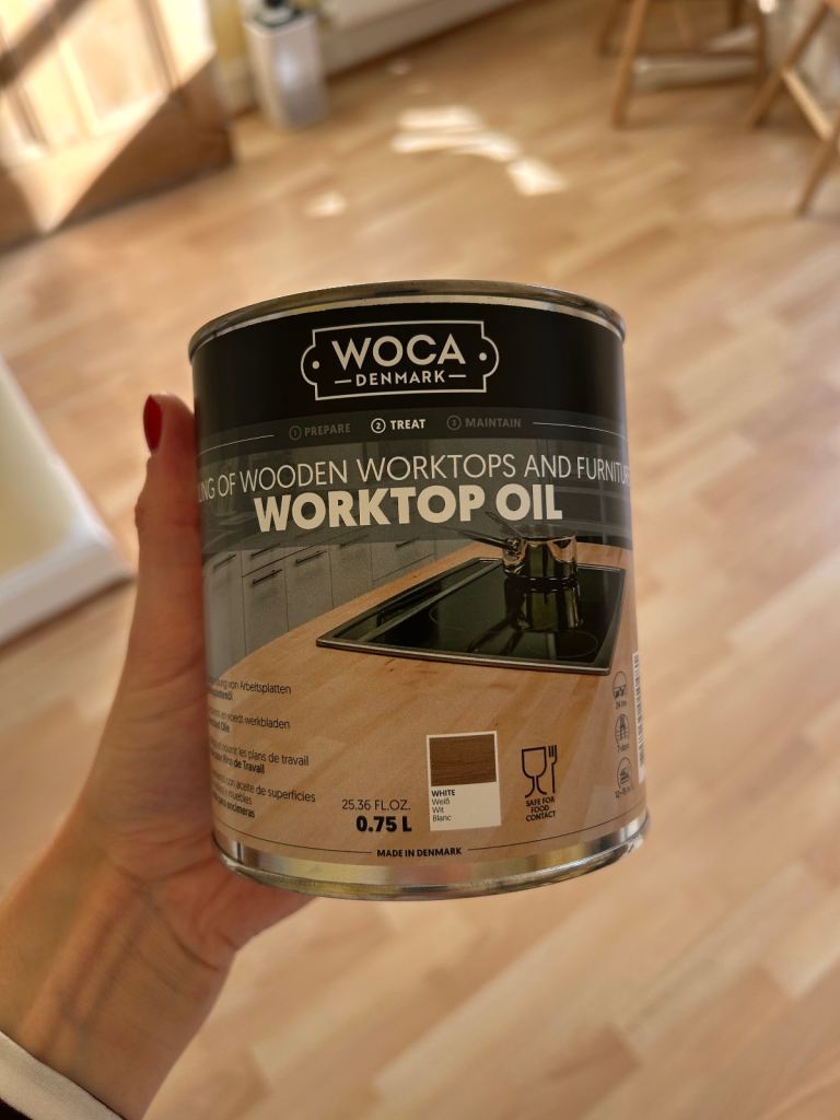 WOCA Wood Worktop Oil 0.75L - New, Unopened Tin