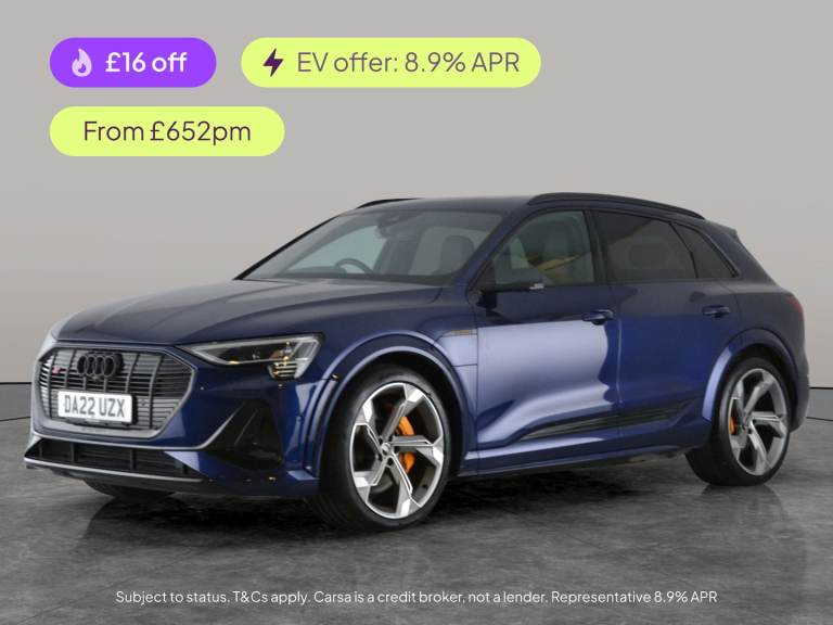 image for 2022 Audi e-tron S Vorsprung SUV 5dr Electric Auto quattro 95kWh (11kW Charger) (503 ps) - HUD Su...