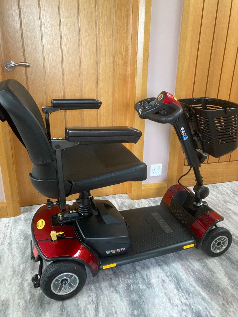 Pride GoGo Elite Traveller LX Mobility Scooter – Red, Good Condition