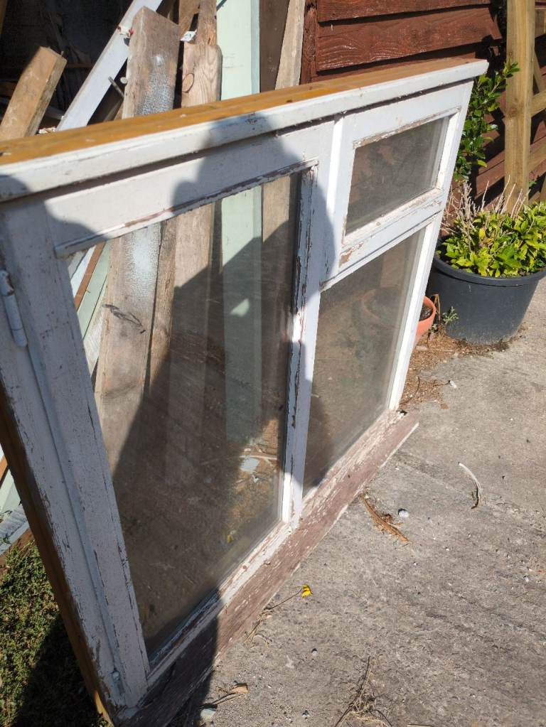 Wooden Window Double Glazed – Fair Condition