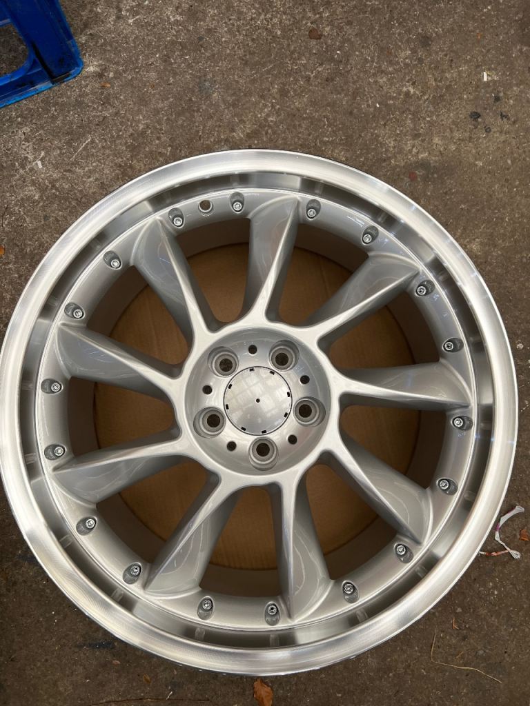 19” Mercedes SLR style alloy wheels 5x112 staggered 