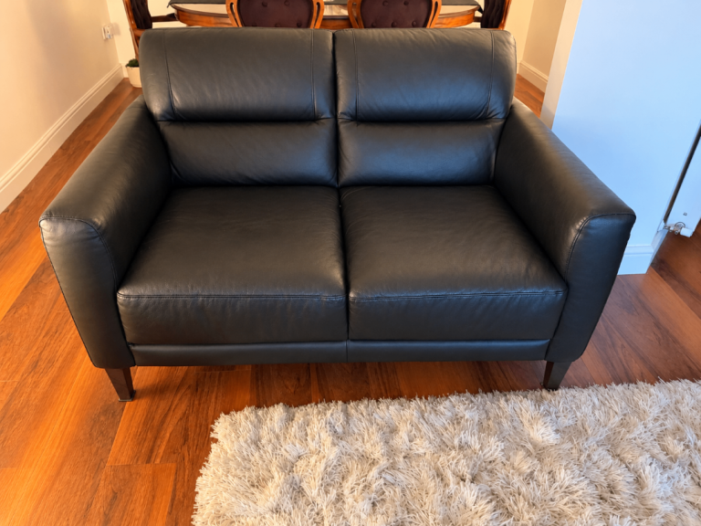 Complete Leather Suite - 3 seater sofa, 2 seater , Armchair, Footstool/Ottoman
