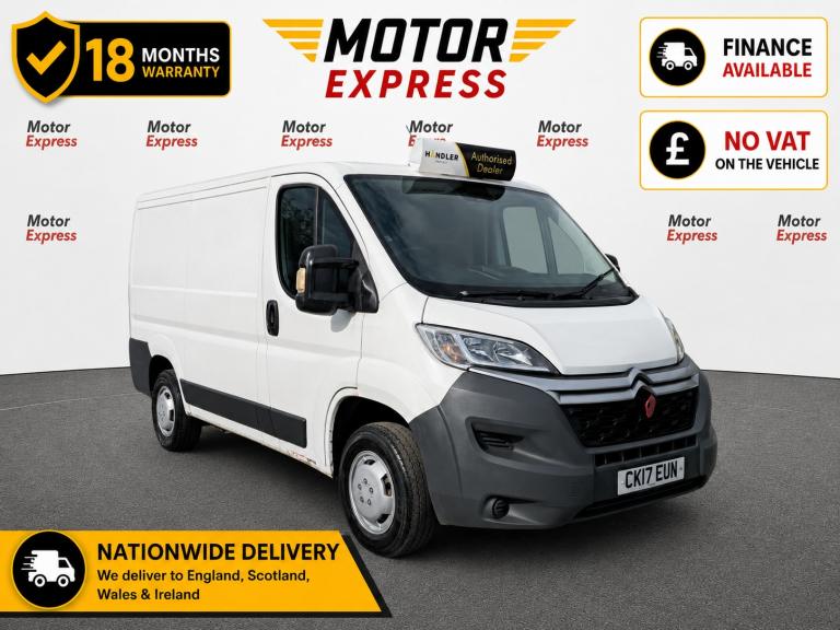 2017 Citroen Relay 2.0 BlueHDi H1 Van 130ps Enterprise PANEL VAN Diesel Manual