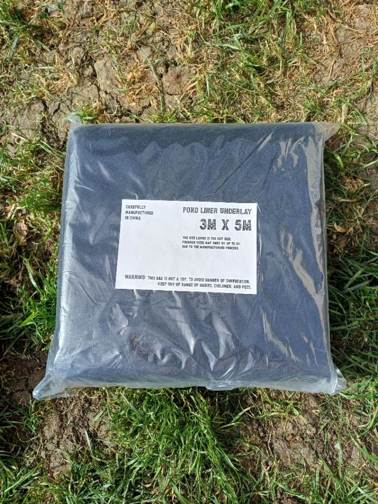 New Pond Liner Underlay 3m x 5m